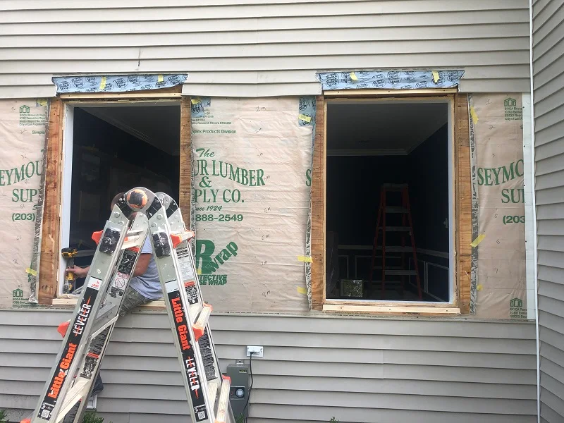 Removing a large windows in Oxford CT